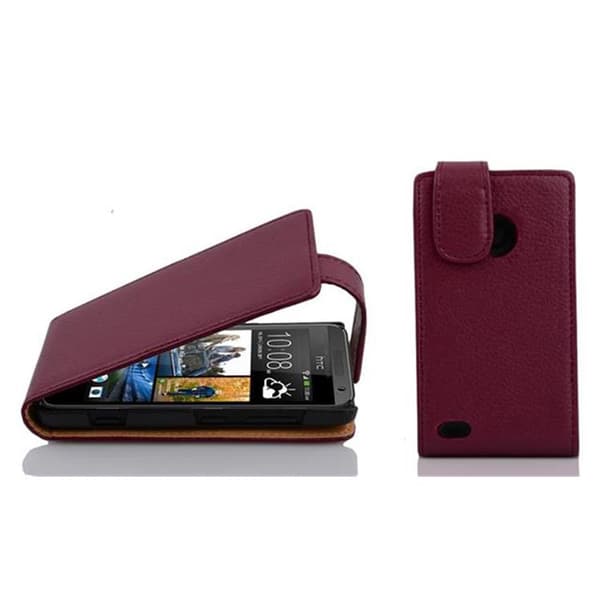 Skyddsfodral för HTC Desire 300 Fodral Skal Mobilskydd i flipdesign av texturerat konstläder Case Cover