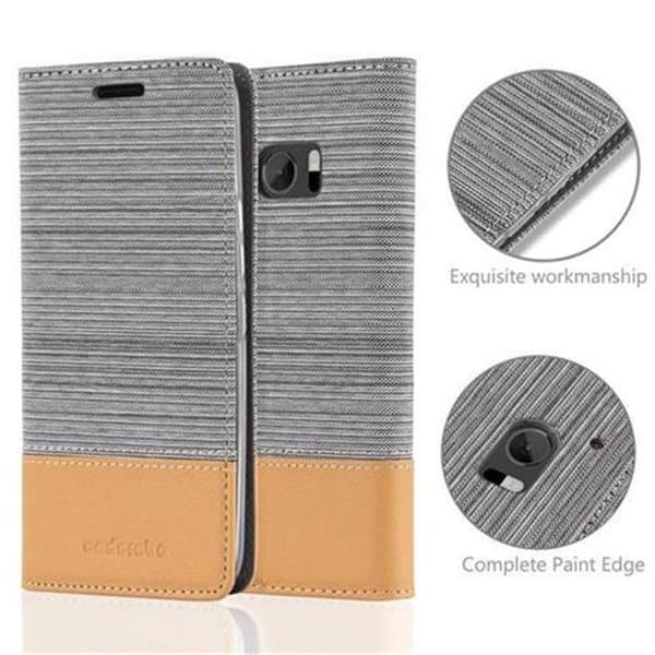 HTC ONE M10 Suojakotelo Suojakuori Lompakkokotelo Matkapuhelinkotelo jossa magneettisuljenta, jalusta-toiminto ja korttitasku