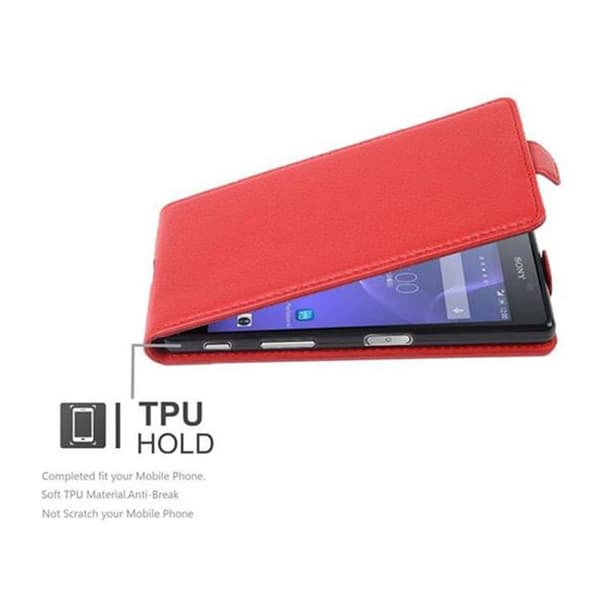 Skyddsfodral för Sony Xperia X Fodral Skal Mobilskydd i flipdesign av texturerat konstläder Case Cover