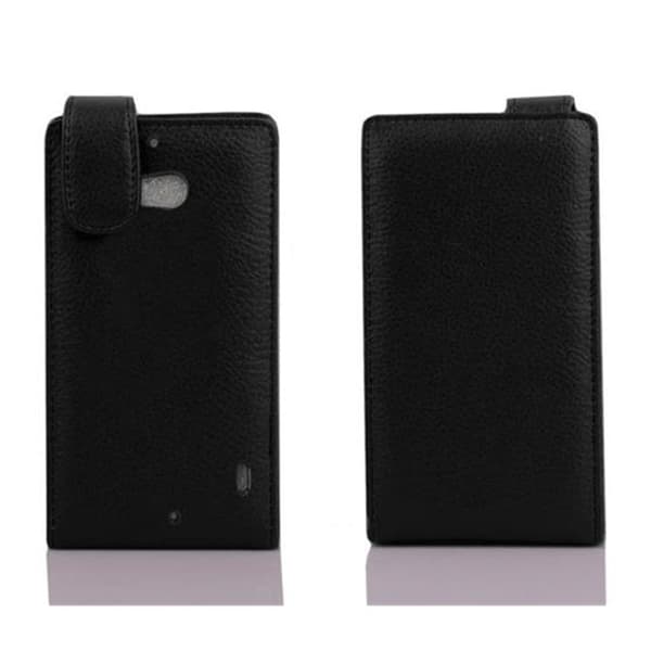 Deksel til Nokia Lumia 929 / 930 Flip Etui laget av strukturert kunstskinn