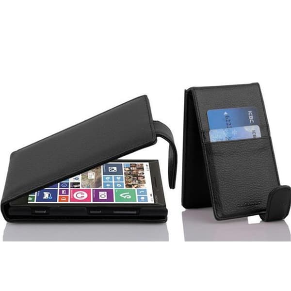 Deksel til Nokia Lumia 929 / 930 Flip Etui laget av strukturert kunstskinn