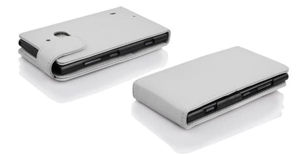 Deksel til Nokia Lumia 929 / 930 Flip Etui laget av strukturert kunstskinn
