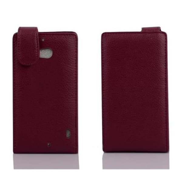 Deksel til Nokia Lumia 929 / 930 Flip Etui laget av strukturert kunstskinn