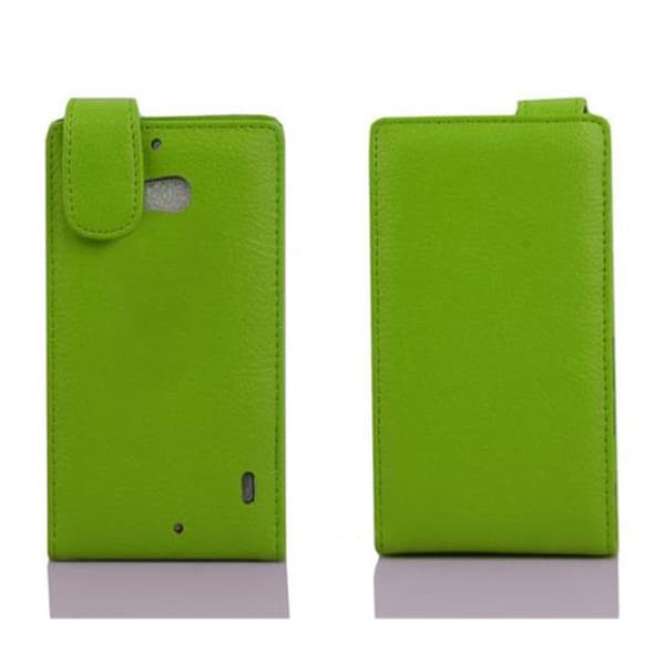 Deksel til Nokia Lumia 929 / 930 Flip Etui laget av strukturert kunstskinn