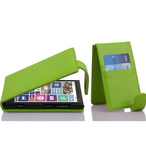 Deksel til Nokia Lumia 929 / 930 Flip Etui laget av strukturert kunstskinn