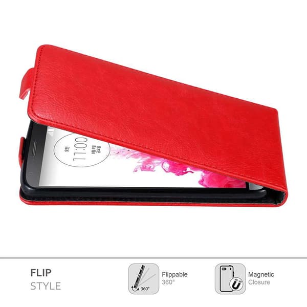 Deksel til LG G3 Flip Etui med magnetisk lukking
