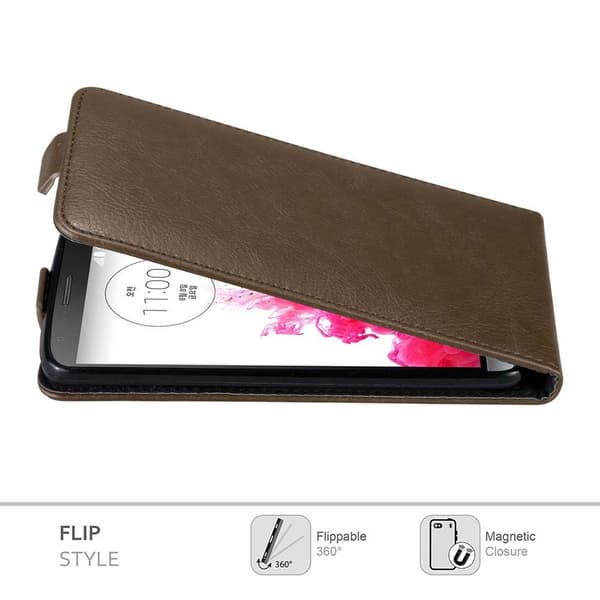 Deksel til LG G3 Flip Etui med magnetisk lukking