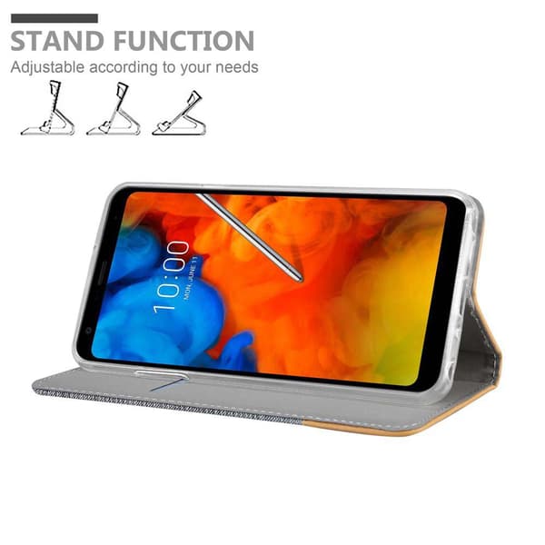 LG Q STYLUS Skal Plånboksfodral med magnetisk stängning, ståfunktion och kortficka