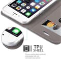 Pikkukuva 4 / 7: iPhone 6 PLUS / 6S PLUS Suojakotelo Suojakuori Lompakkokotelo Matkapuhelinkotelo jossa magneettisuljenta, jalusta-toiminto ja korttitasku