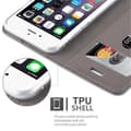 Pikkukuva 4 / 7: iPhone 6 PLUS / 6S PLUS Suojakotelo Suojakuori Lompakkokotelo Matkapuhelinkotelo jossa magneettisuljenta, jalusta-toiminto ja korttitasku