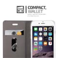 Pikkukuva 3 / 7: iPhone 6 PLUS / 6S PLUS Suojakotelo Suojakuori Lompakkokotelo Matkapuhelinkotelo jossa magneettisuljenta, jalusta-toiminto ja korttitasku