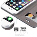 Pikkukuva 4 / 7: iPhone 6 PLUS / 6S PLUS Suojakotelo Suojakuori Lompakkokotelo Matkapuhelinkotelo jossa magneettisuljenta, jalusta-toiminto ja korttitasku