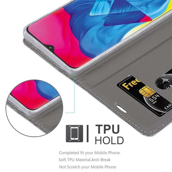 Deksel til Samsung Galaxy A10 / M10 Lommebokdeksel med magnetisk lukking, stativfunksjon og kortlomme