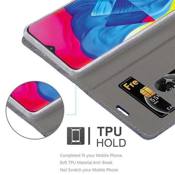 Deksel til Samsung Galaxy A10 / M10 Lommebokdeksel med magnetisk lukking, stativfunksjon og kortlomme