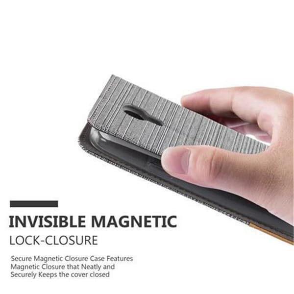 Samsung Galaxy S4 MINI Skal Plånboksfodral med magnetisk stängning, ståfunktion och kortficka