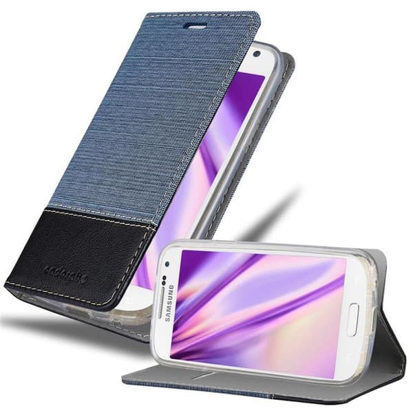 Samsung Galaxy S4 MINI Skal Plånboksfodral med magnetisk stängning, ståfunktion och kortficka