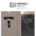 Pikkukuva 7 / 7: Sony Xperia XA1 ULTRA Suojakotelo Suojakuori Lompakkokotelo Matkapuhelinkotelo jossa magneettisuljenta, jalusta-toiminto ja korttitasku
