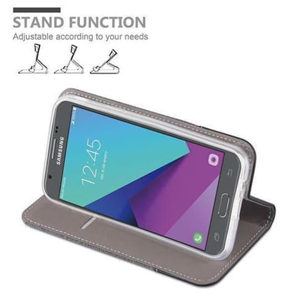 Deksel til Samsung Galaxy J7 2017 US Version Lommebokdeksel med magnetisk lukking, stativfunksjon og kortlomme