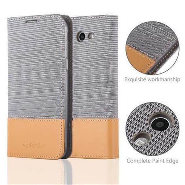Deksel til Samsung Galaxy J7 2017 US Version Lommebokdeksel med magnetisk lukking, stativfunksjon og kortlomme