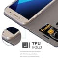 Miniatyrbild 3 av 6: Samsung Galaxy A3 2017 Skal Plånboksfodral med magnetisk stängning, ståfunktion och kortficka