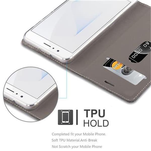 Honor 8 / 8 PREMIUM Skal Plånboksfodral med magnetisk stängning, ståfunktion och kortficka