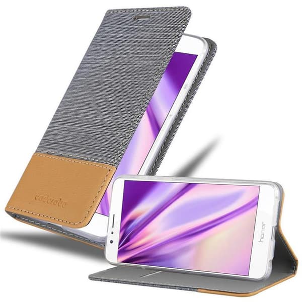Honor 8 / 8 PREMIUM Skal Plånboksfodral med magnetisk stängning, ståfunktion och kortficka