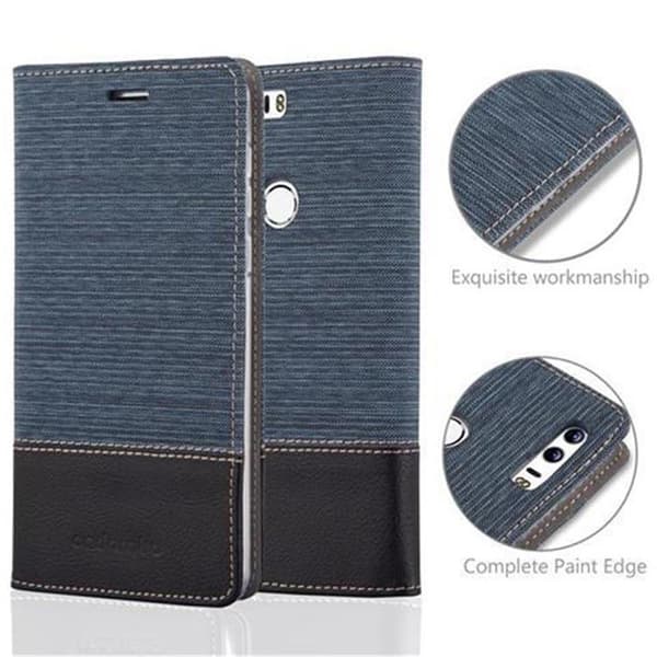 Honor 8 / 8 PREMIUM Skal Plånboksfodral med magnetisk stängning, ståfunktion och kortficka
