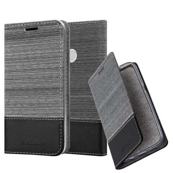 Xiaomi RedMi NOTE 5A PRIME Pungetui Cover Case () GRÅ SORT