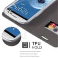 Miniatyrbilde 4 av 7: Deksel til Samsung Galaxy S3 / S3 NEO Lommebokdeksel med magnetisk lukking, stativfunksjon og kortlomme