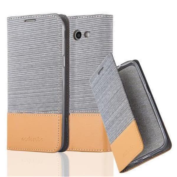 Samsung Galaxy J5 2017 US Version Pungetui Cover Case () LYS GRÅ BRUN