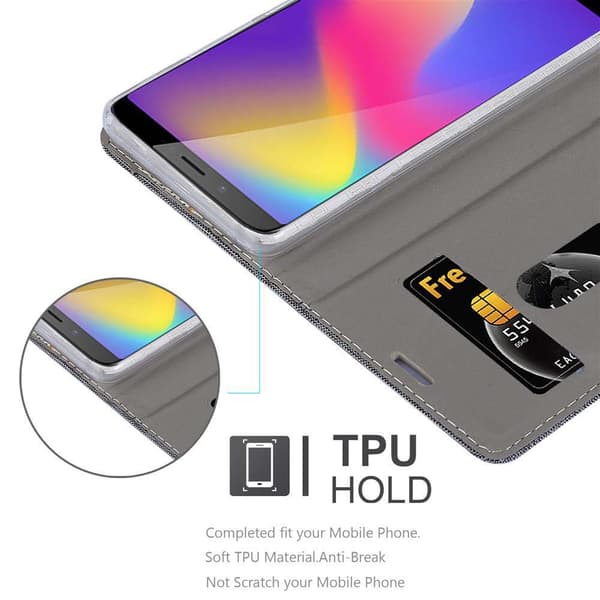 ZTE Nubia N3 Skal Plånboksfodral med magnetisk stängning, ståfunktion och kortficka