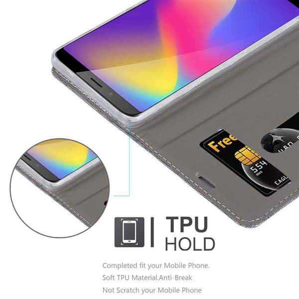 ZTE Nubia N3 Skal Plånboksfodral med magnetisk stängning, ståfunktion och kortficka