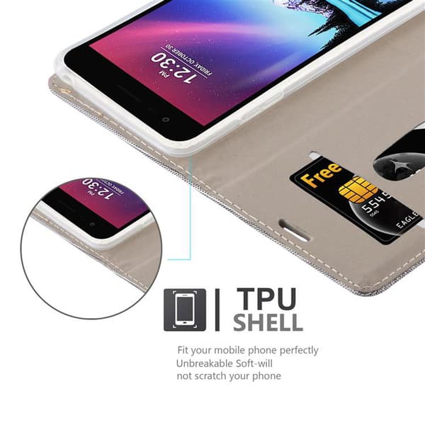 LG K4 2017 Suojakotelo Suojakuori Lompakkokotelo Matkapuhelinkotelo jossa magneettisuljenta, jalusta-toiminto ja korttitasku
