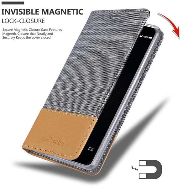 Deksel til Xiaomi BLACK SHARK Lommebokdeksel med magnetisk lukking, stativfunksjon og kortlomme