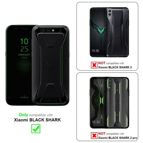 Deksel til Xiaomi BLACK SHARK Lommebokdeksel med magnetisk lukking, stativfunksjon og kortlomme