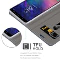 Pikkukuva 3 / 8: Samsung Galaxy A6 PLUS 2018 Suojakotelo Suojakuori Lompakkokotelo Matkapuhelinkotelo jossa magneettisuljenta, jalusta-toiminto ja korttitasku