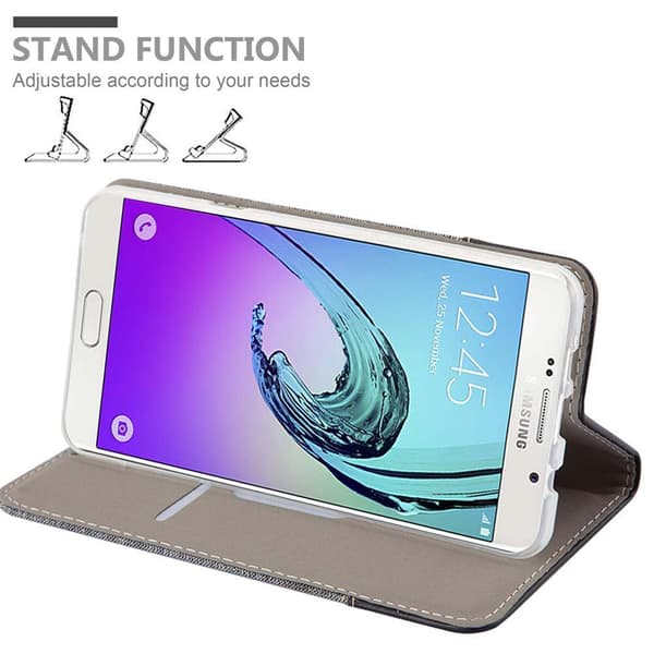 Samsung Galaxy A7 2016 Suojakotelo Suojakuori Lompakkokotelo Matkapuhelinkotelo jossa magneettisuljenta, jalusta-toiminto ja korttitasku