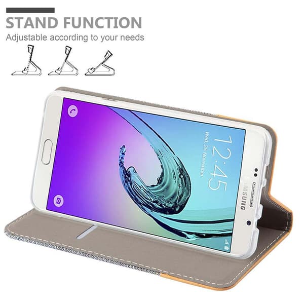 Samsung Galaxy A7 2016 Skal Plånboksfodral med magnetisk stängning, ståfunktion och kortficka