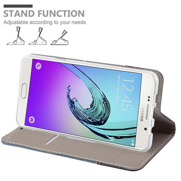 Samsung Galaxy A7 2016 Skal Plånboksfodral med magnetisk stängning, ståfunktion och kortficka