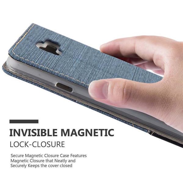 Samsung Galaxy A7 2016 Skal Plånboksfodral med magnetisk stängning, ståfunktion och kortficka