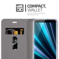 Pikkukuva 3 / 8: Sony Xperia XZ3 Suojakotelo Suojakuori Lompakkokotelo Matkapuhelinkotelo jossa magneettisuljenta, jalusta-toiminto ja korttitasku