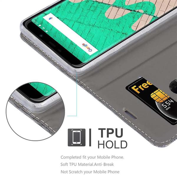 WIKO VIEW MAX Skal Plånboksfodral med magnetisk stängning, ståfunktion och kortficka