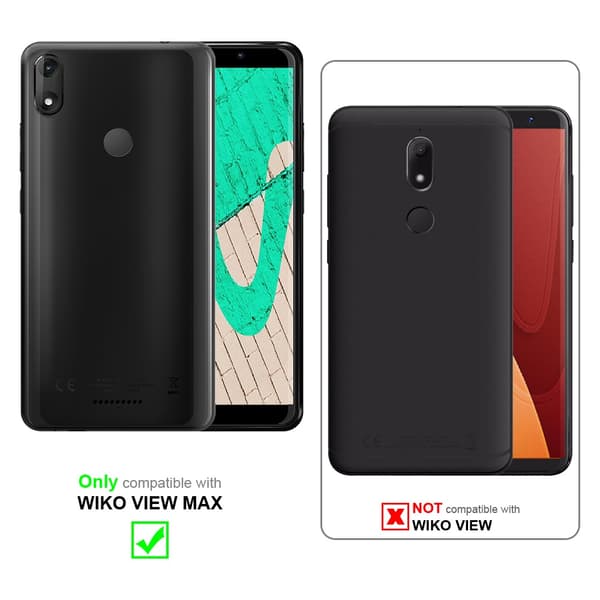 WIKO VIEW MAX Skal Plånboksfodral med magnetisk stängning, ståfunktion och kortficka