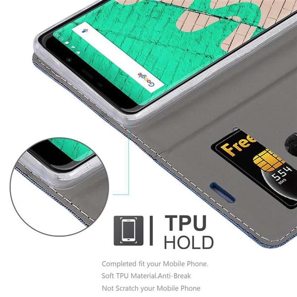 WIKO VIEW MAX Skal Plånboksfodral med magnetisk stängning, ståfunktion och kortficka