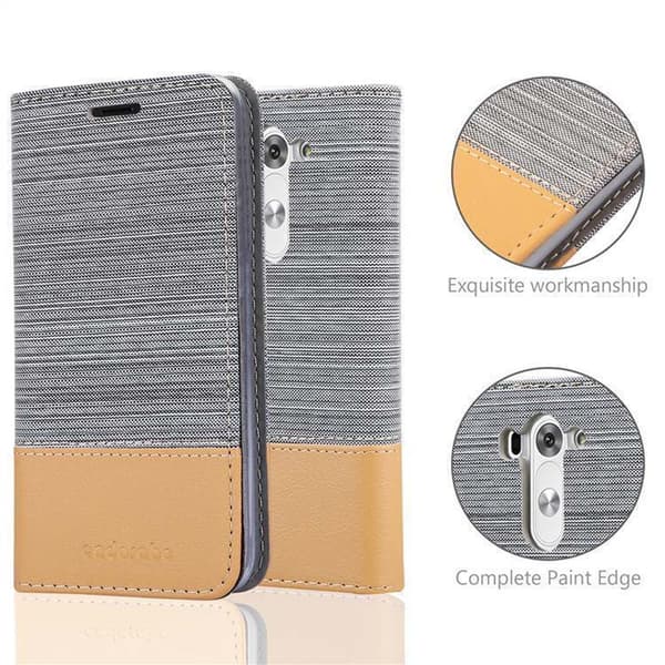 LG G3 MINI / G3 S Suojakotelo Suojakuori Lompakkokotelo Matkapuhelinkotelo jossa magneettisuljenta, jalusta-toiminto ja korttitasku