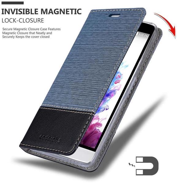 LG G3 MINI / G3 S Suojakotelo Suojakuori Lompakkokotelo Matkapuhelinkotelo jossa magneettisuljenta, jalusta-toiminto ja korttitasku
