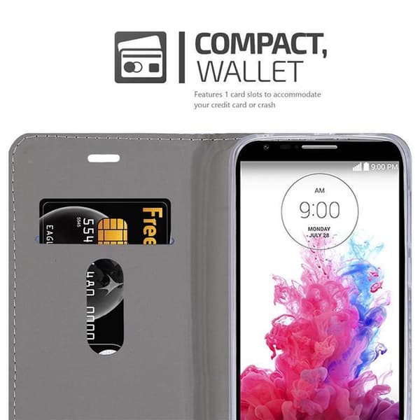 LG G3 MINI / G3 S Suojakotelo Suojakuori Lompakkokotelo Matkapuhelinkotelo jossa magneettisuljenta, jalusta-toiminto ja korttitasku