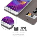 Miniatyrbild 4 av 6: Samsung Galaxy NOTE 4 Skal Plånboksfodral med magnetisk stängning, ståfunktion och kortficka
