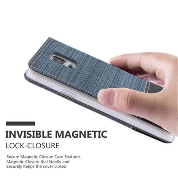 Samsung Galaxy NOTE 4 Skal Plånboksfodral med magnetisk stängning, ståfunktion och kortficka