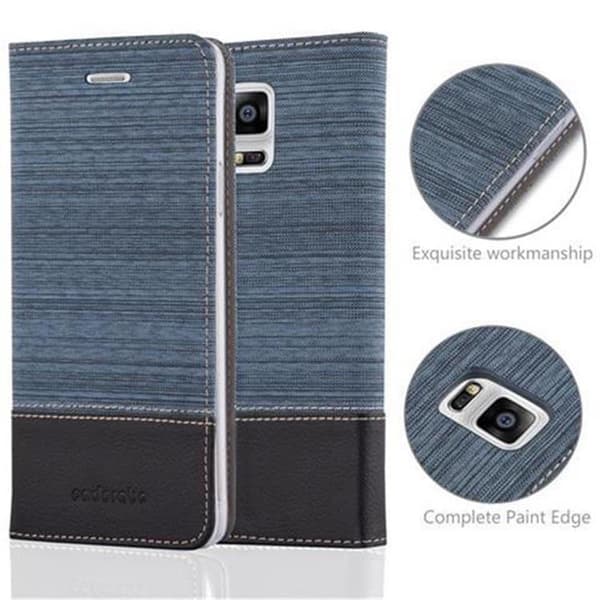 Samsung Galaxy NOTE 4 Skal Plånboksfodral med magnetisk stängning, ståfunktion och kortficka